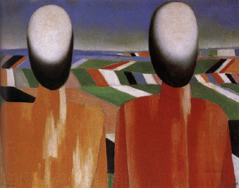 Kasimir Malevich Two Peasants